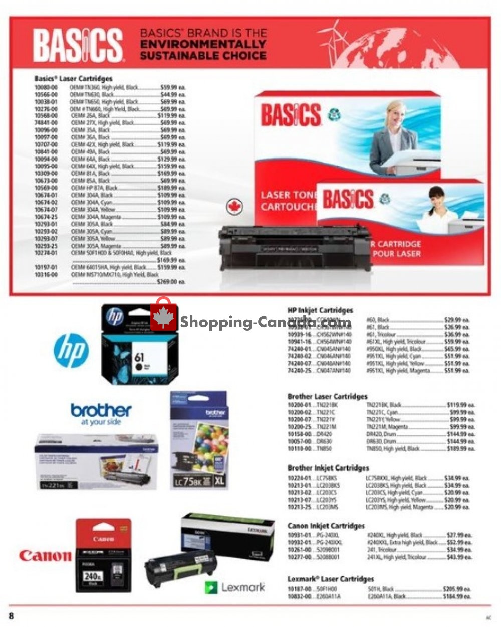 Basics Office Products flyer from Saturday February 1, 2020 to Saturday February 15, 2020 - page 8