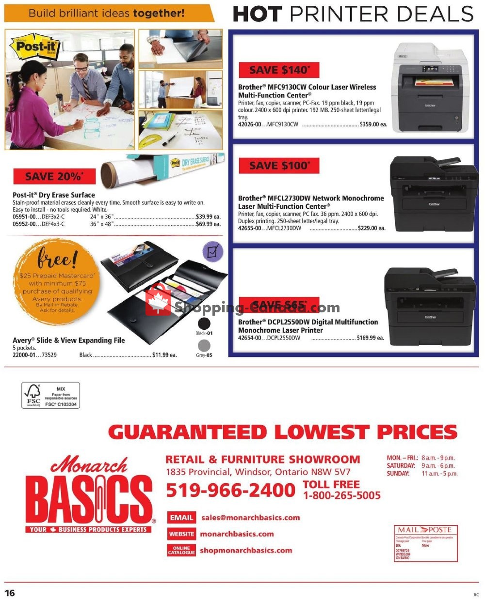 Basics Office Products flyer from Friday February 1, 2019 to Friday February 15, 2019 - page 16
