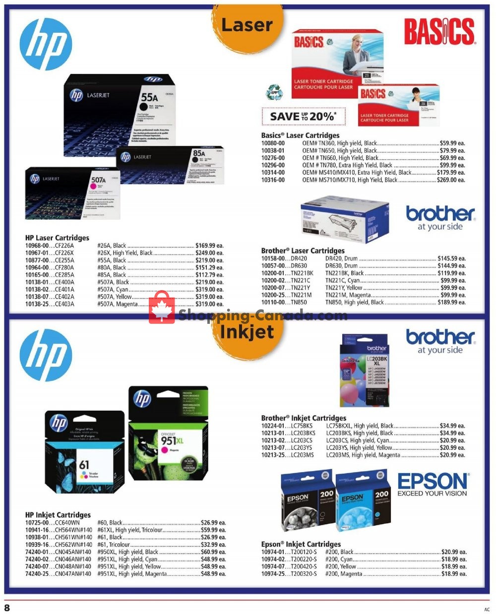 Basics Office Products flyer from Friday February 1, 2019 to Friday February 15, 2019 - page 8