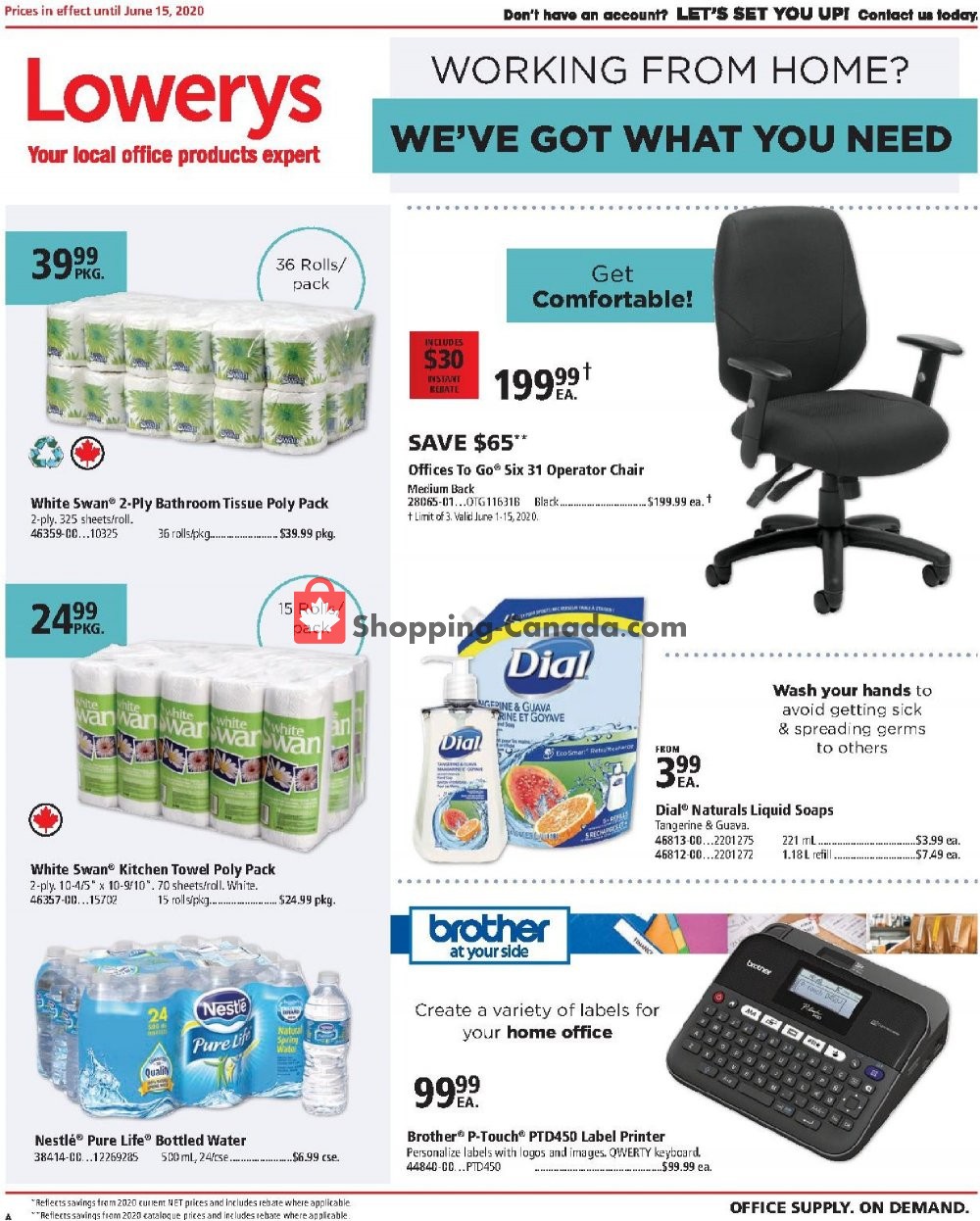 Basics Office Products flyer from Monday June 1, 2020 to Monday June 15, 2020 - page 1