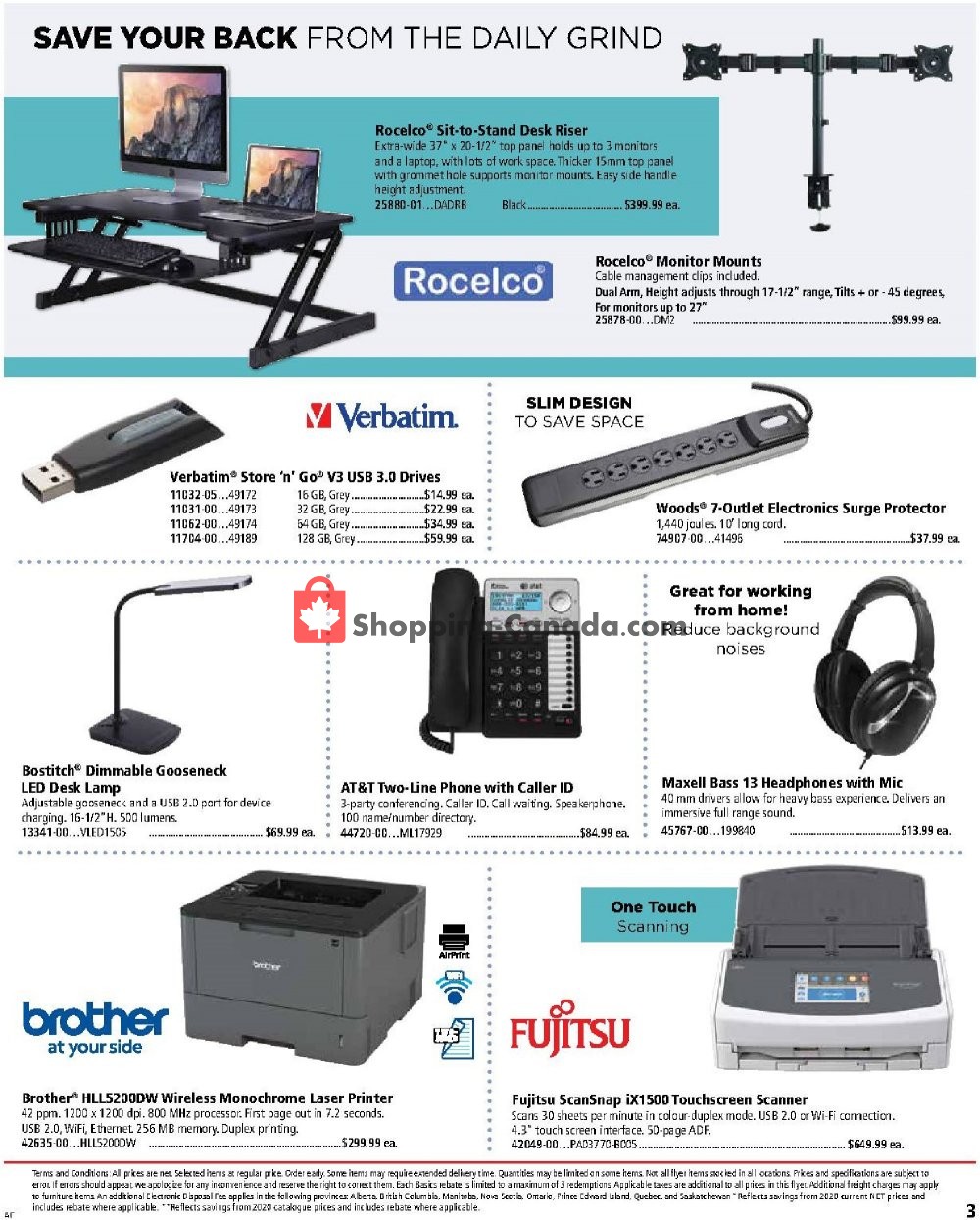 Basics Office Products flyer from Monday June 1, 2020 to Monday June 15, 2020 - page 3