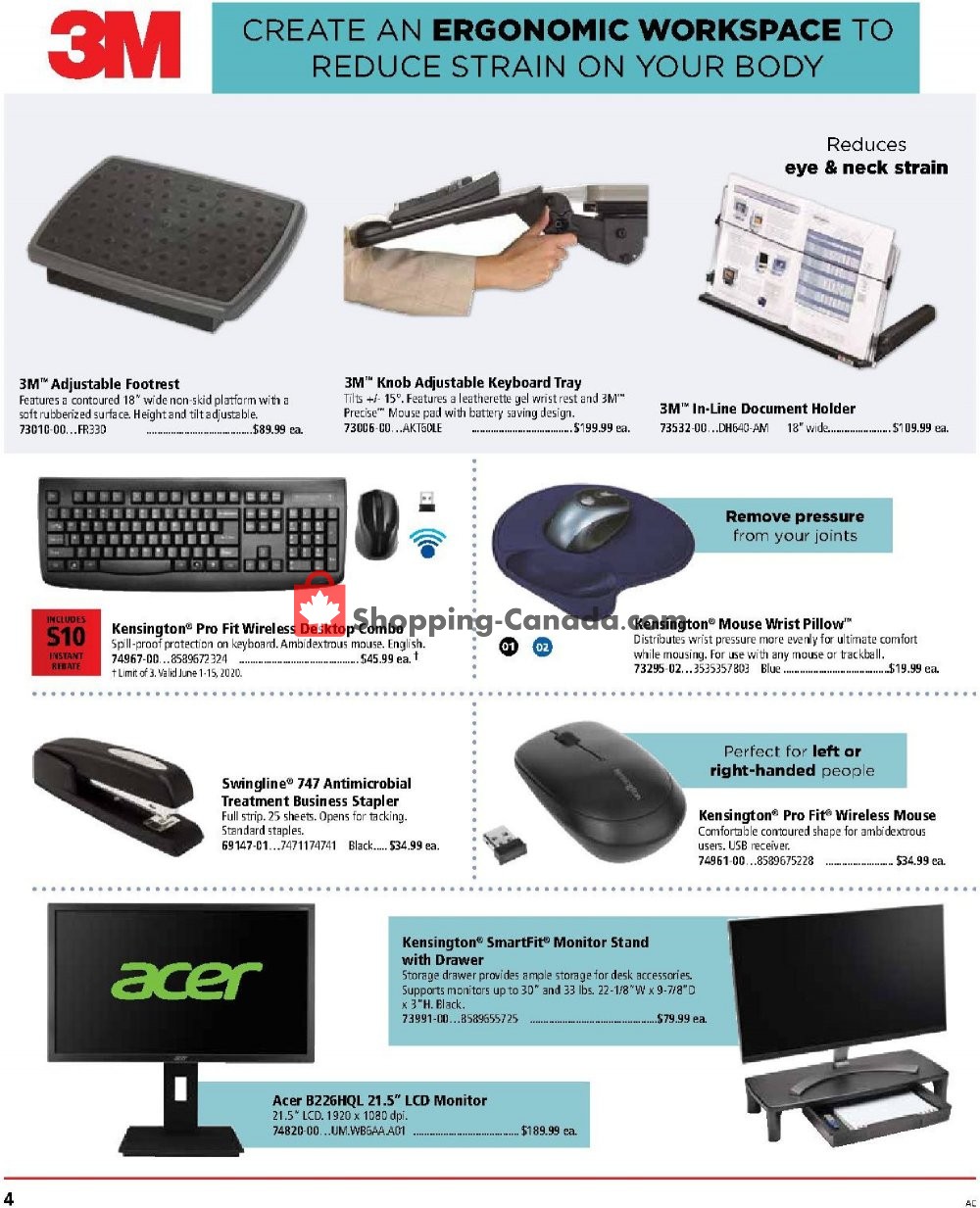 Basics Office Products flyer from Monday June 1, 2020 to Monday June 15, 2020 - page 4