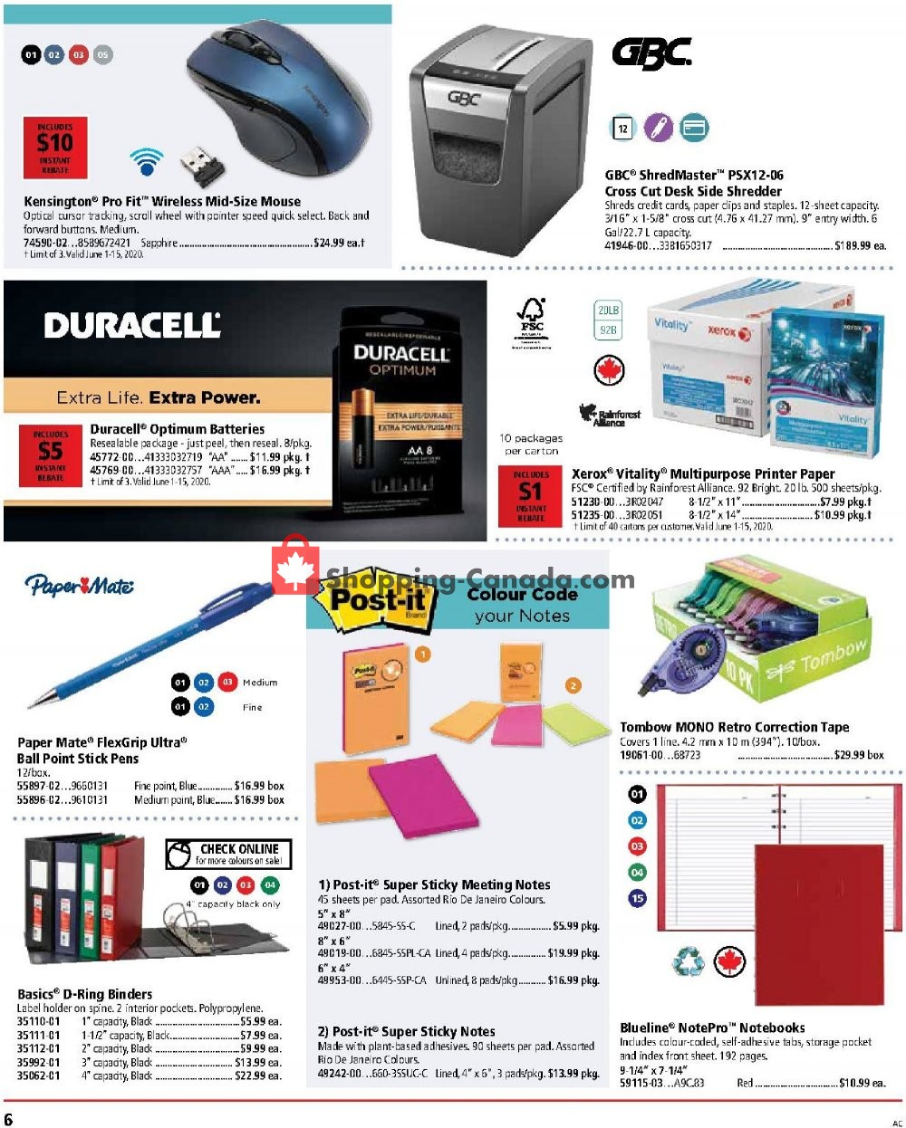 Basics Office Products flyer from Monday June 1, 2020 to Monday June 15, 2020 - page 6