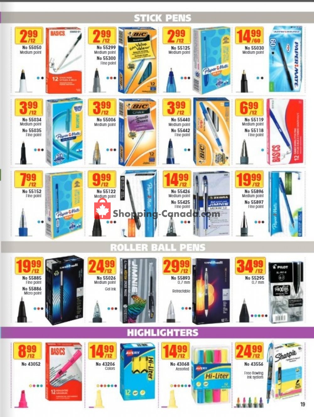 Basics Office Products flyer from Tuesday January 1, 2019 to Thursday February 28, 2019 - page 19