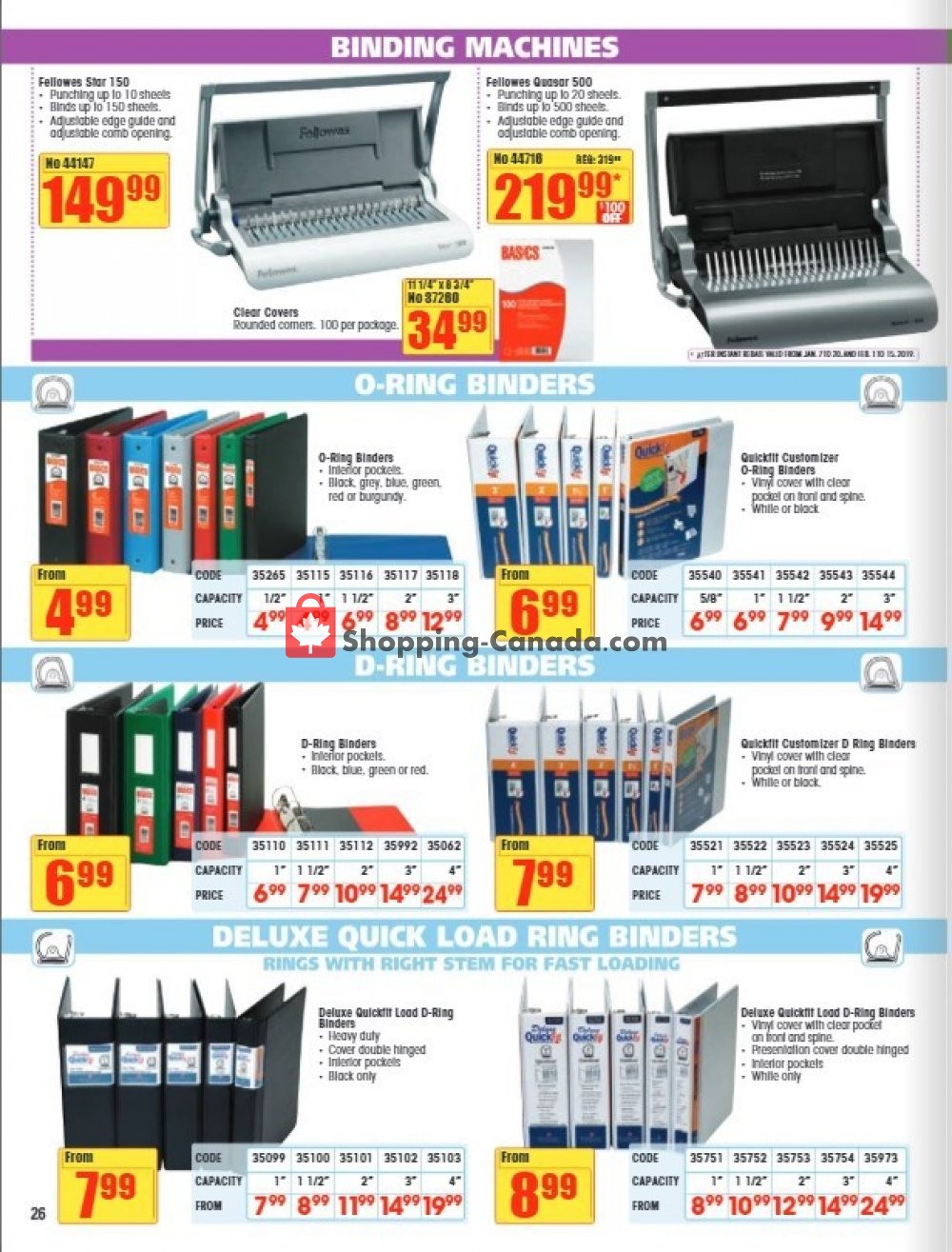 Basics Office Products flyer from Tuesday January 1, 2019 to Thursday February 28, 2019 - page 26