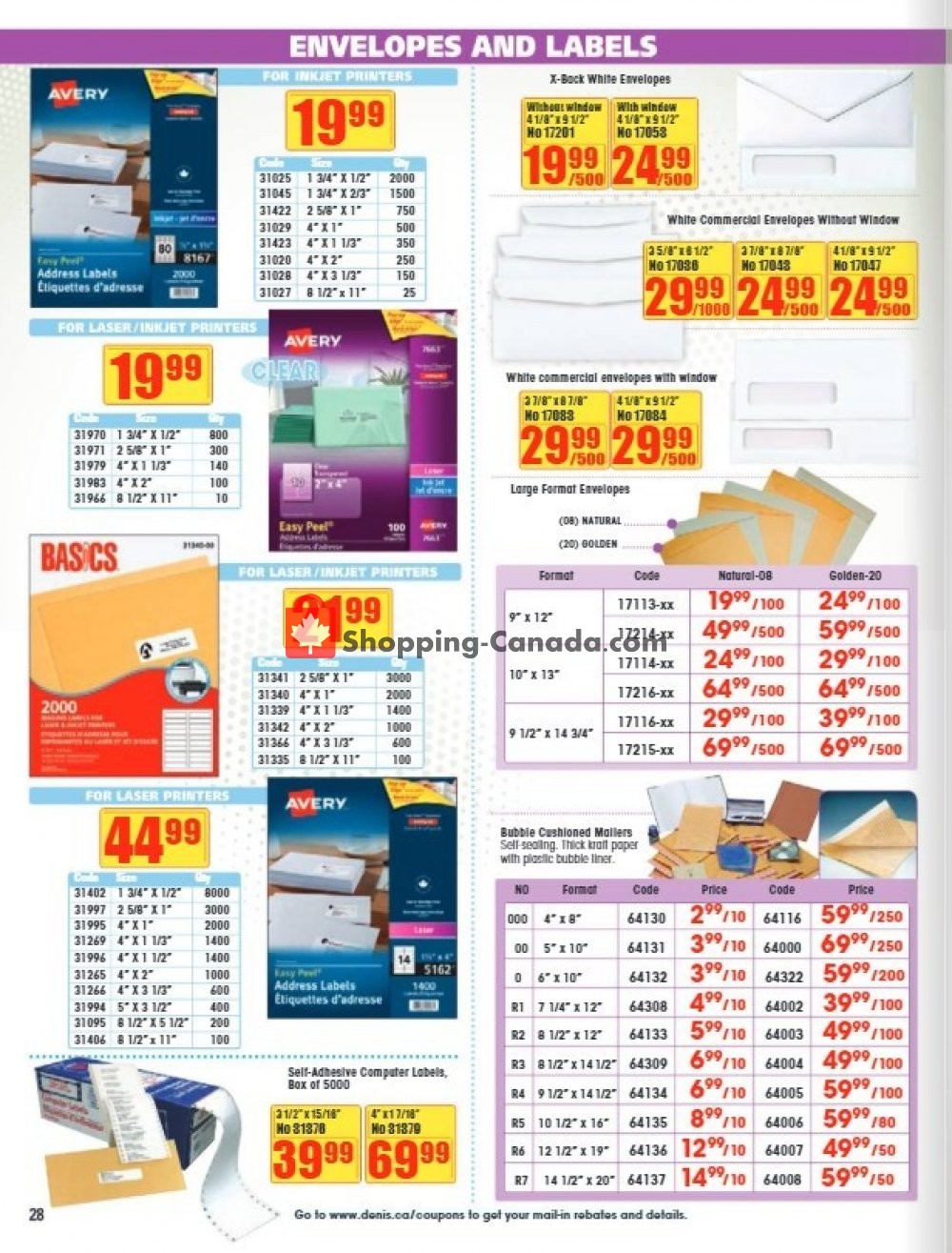 Basics Office Products flyer from Tuesday January 1, 2019 to Thursday February 28, 2019 - page 28