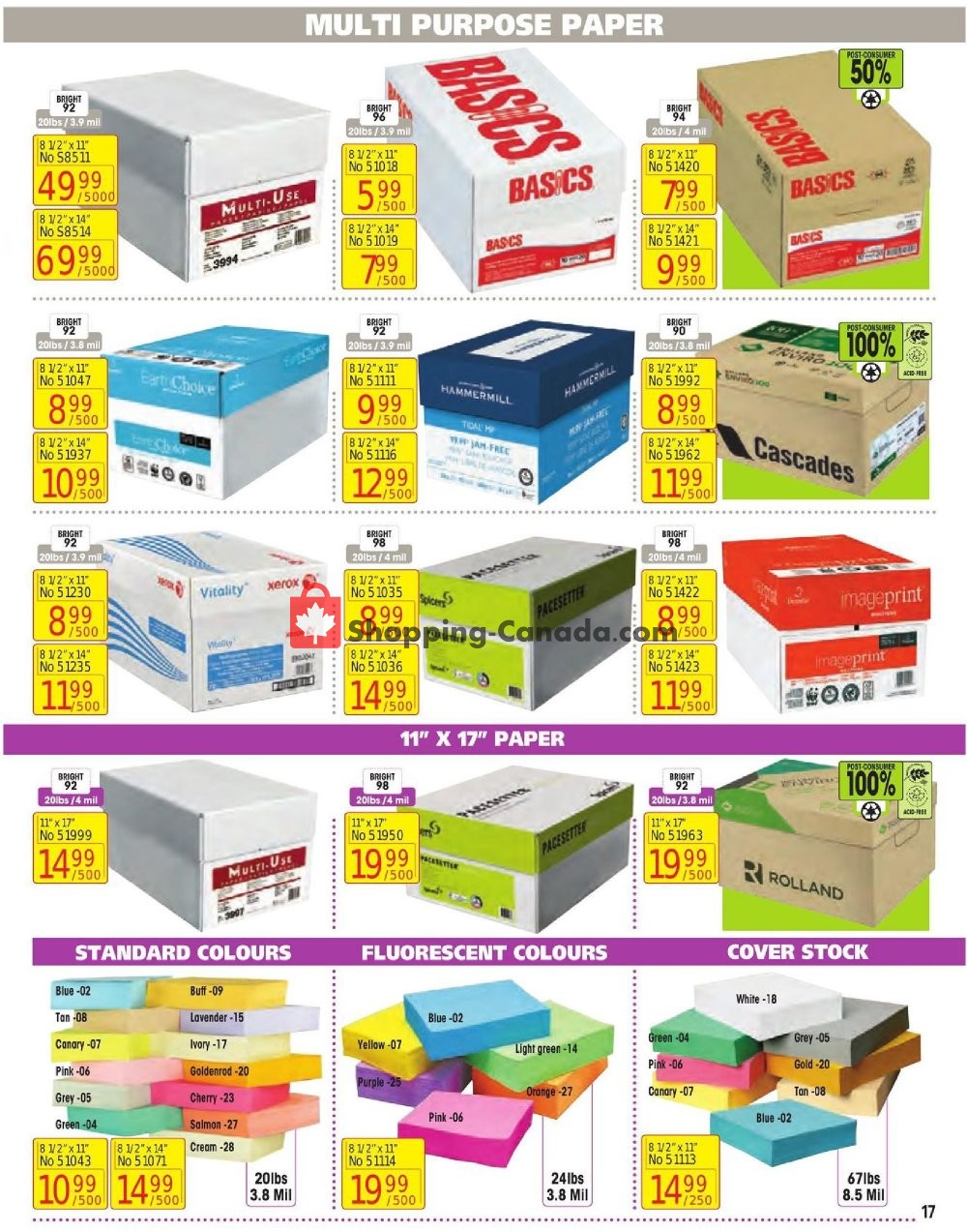 Basics Office Products flyer from Tuesday January 1, 2019 to Thursday February 28, 2019 - page 17