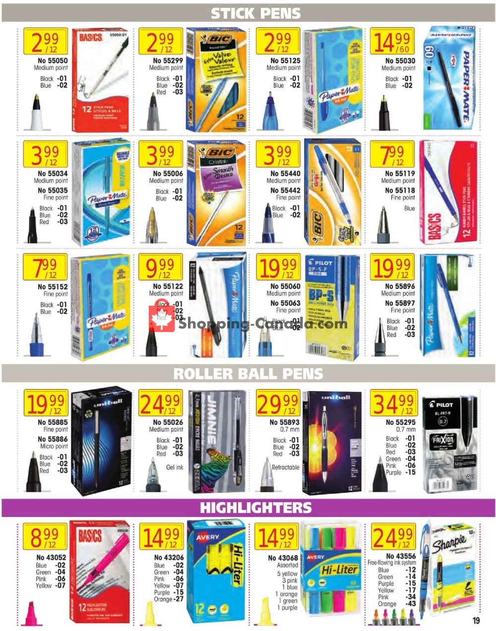 Basics Office Products flyer from Tuesday January 1, 2019 to Thursday February 28, 2019 - page 19