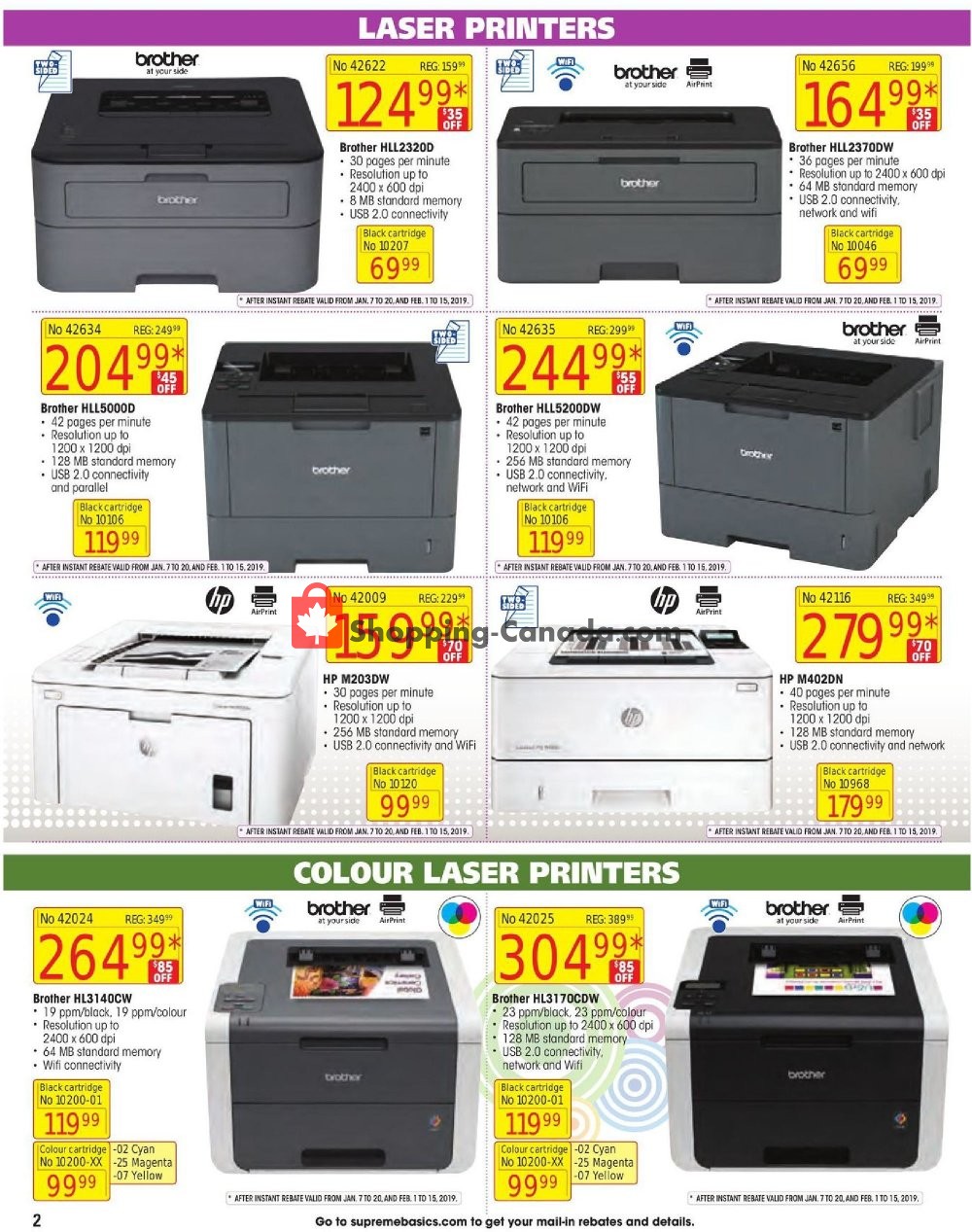 Basics Office Products flyer from Tuesday January 1, 2019 to Thursday February 28, 2019 - page 2