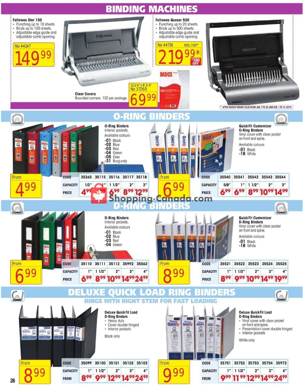Basics Office Products flyer from Tuesday January 1, 2019 to Thursday February 28, 2019 - page 26