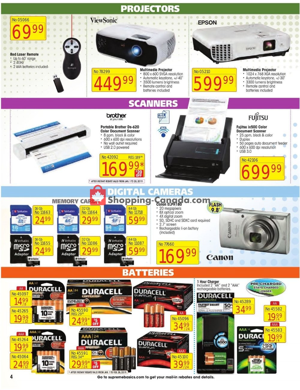 Basics Office Products flyer from Tuesday January 1, 2019 to Thursday February 28, 2019 - page 4