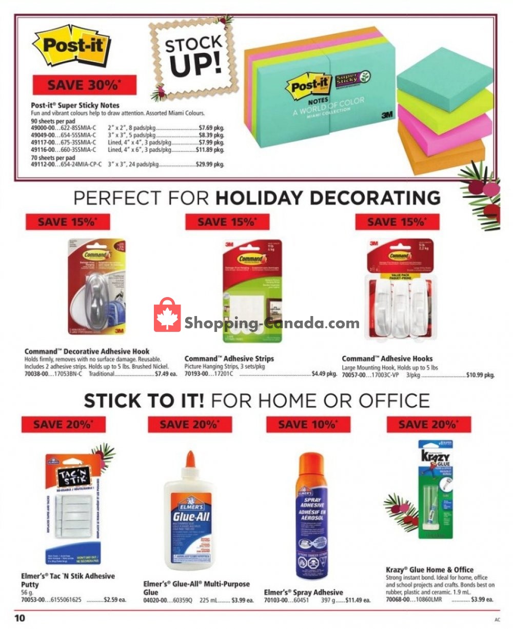 Basics Office Products flyer from Saturday December 1, 2018 to Saturday December 15, 2018 - page 10