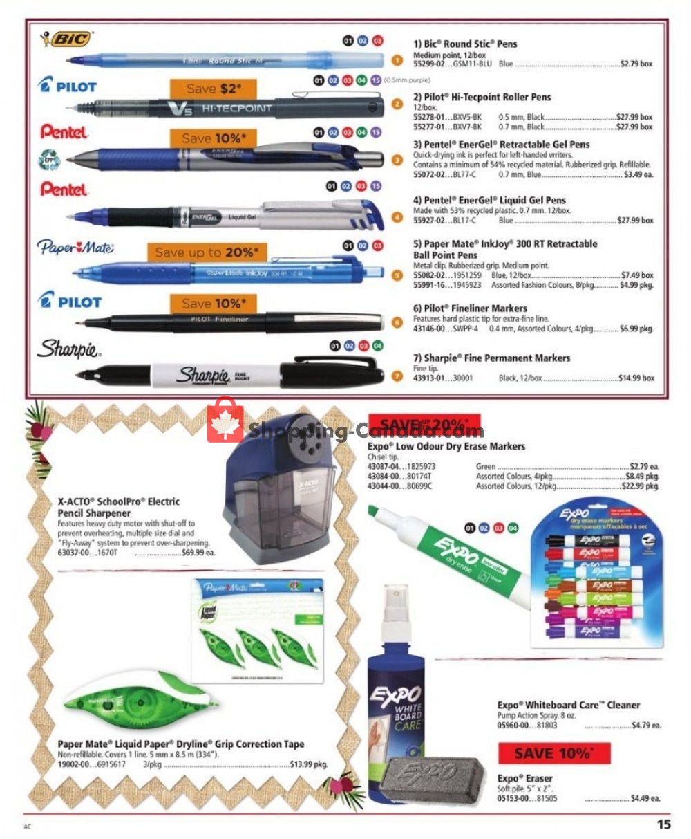 Basics Office Products flyer from Saturday December 1, 2018 to Saturday December 15, 2018 - page 15