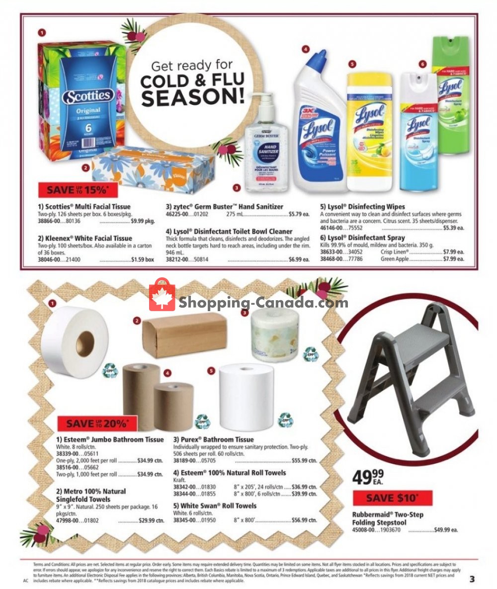 Basics Office Products flyer from Saturday December 1, 2018 to Saturday December 15, 2018 - page 3