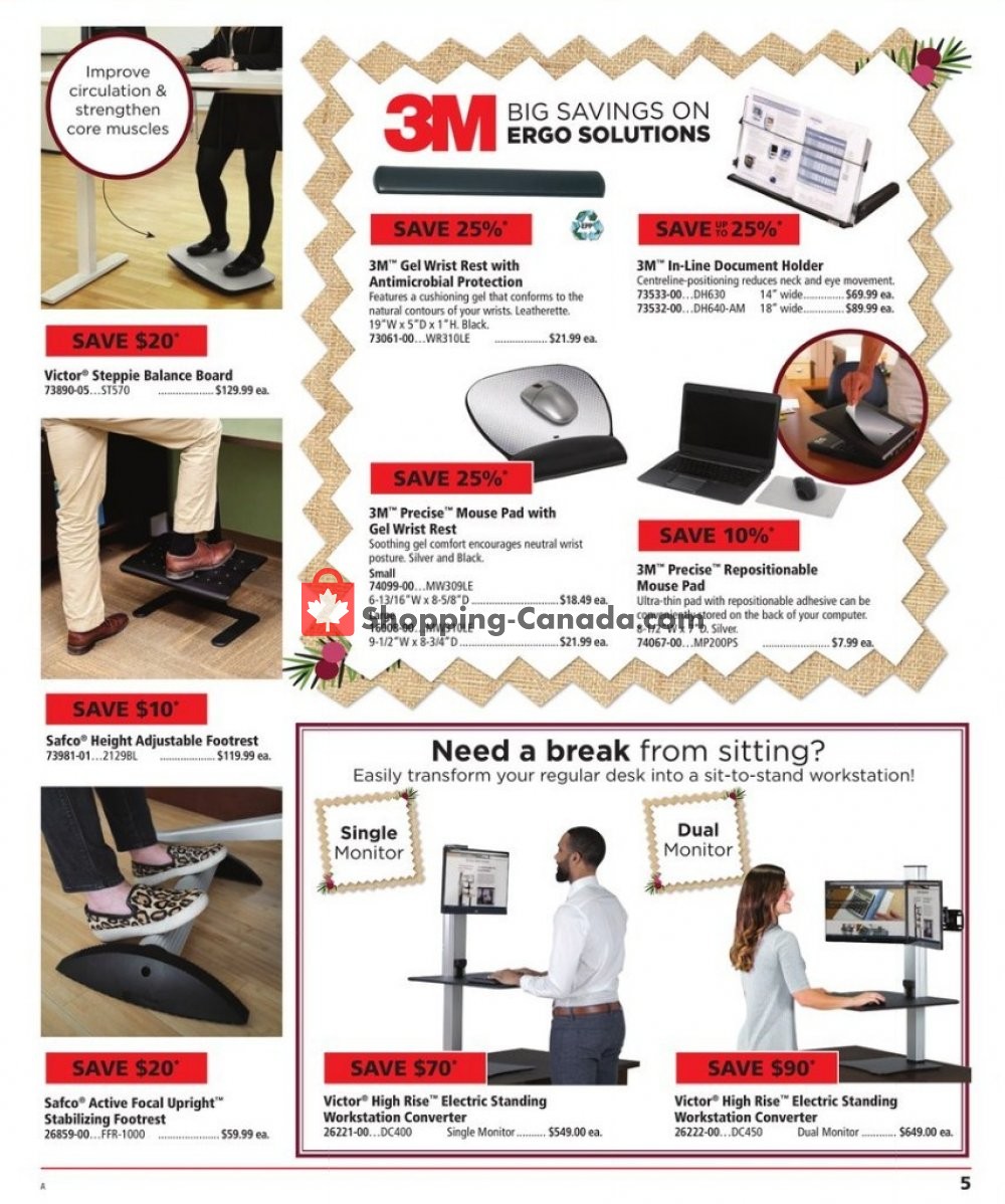 Basics Office Products flyer from Saturday December 1, 2018 to Saturday December 15, 2018 - page 5