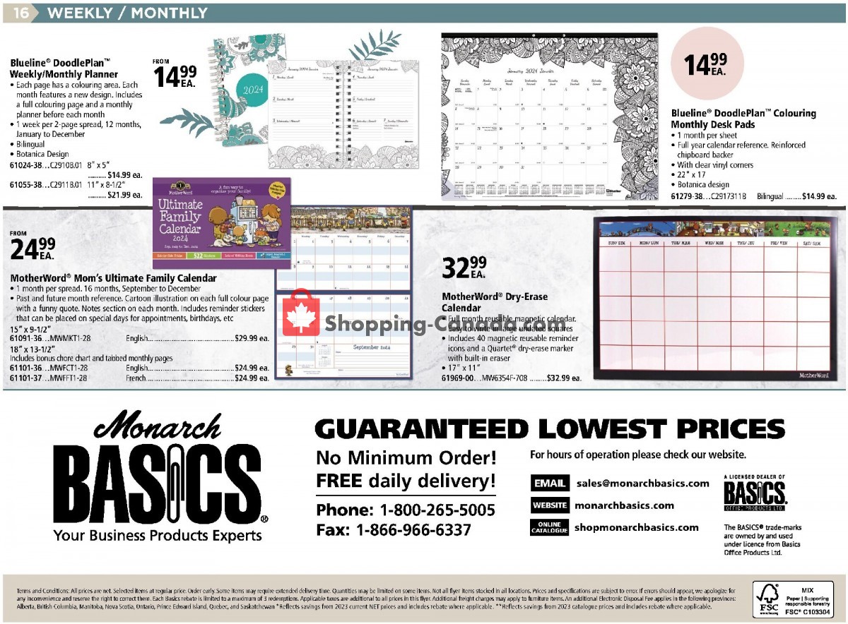 Basics Office Products flyer from Monday January 1, 2024 to Tuesday December 31, 2024 - page 16