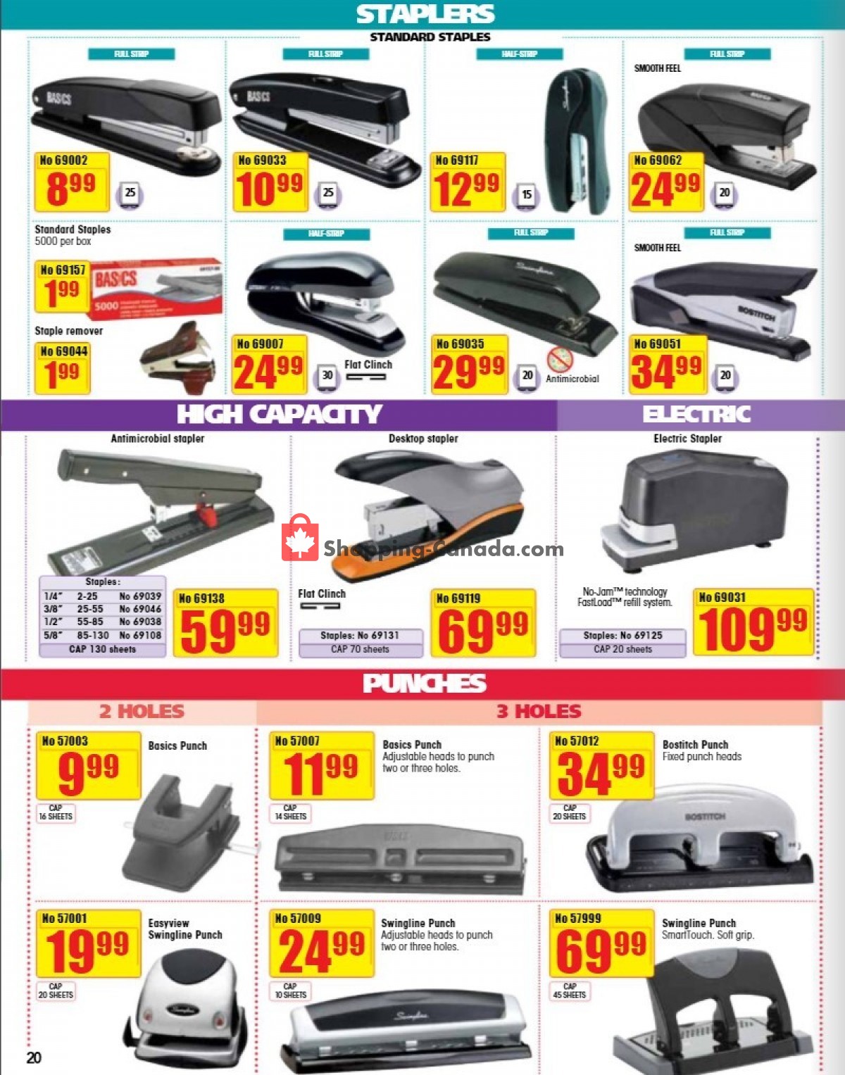 Basics Office Products flyer from Friday October 1, 2021 to Friday December 31, 2021 - page 20