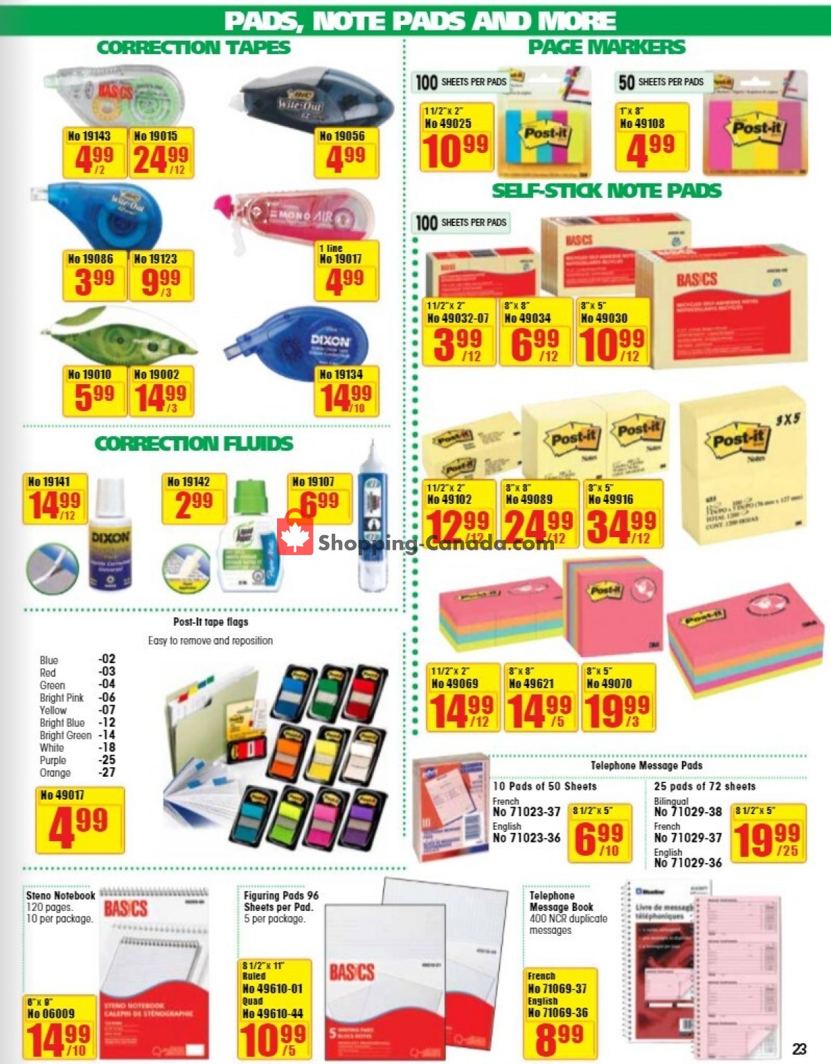 Basics Office Products flyer from Friday October 1, 2021 to Friday December 31, 2021 - page 23