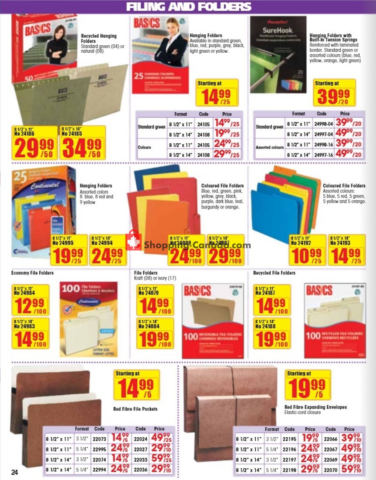 Basics Office Products flyer from Friday October 1, 2021 to Friday December 31, 2021 - page 24