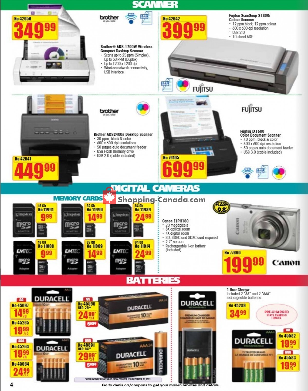 Basics Office Products flyer from Friday October 1, 2021 to Friday December 31, 2021 - page 4