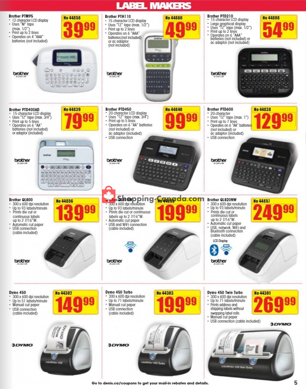 Basics Office Products flyer from Friday October 1, 2021 to Friday December 31, 2021 - page 5