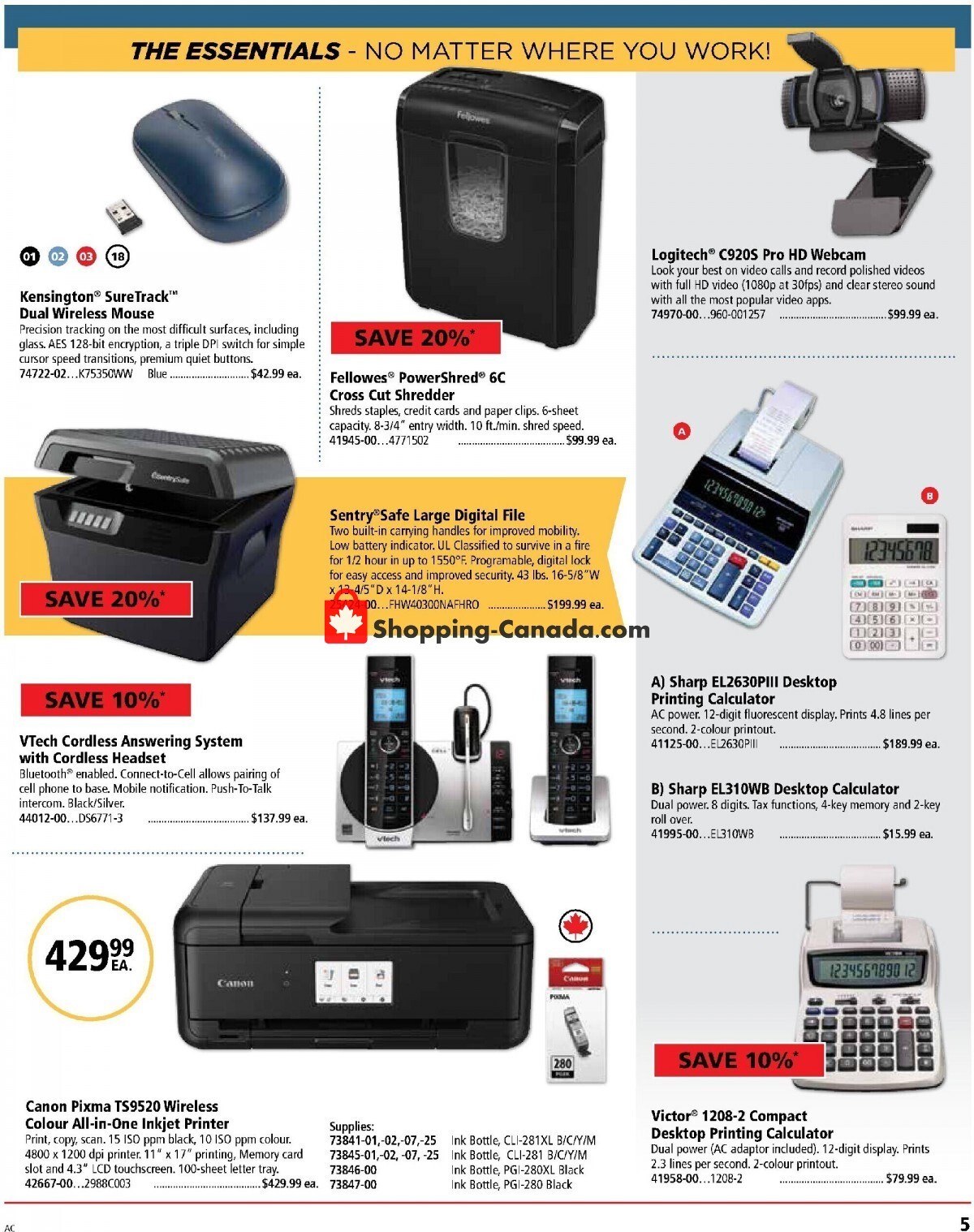 Basics Office Products flyer from Friday October 1, 2021 to Sunday October 31, 2021 - page 5