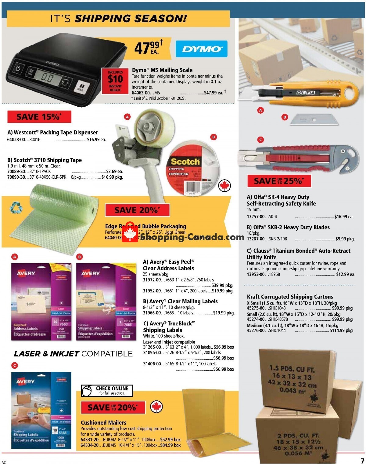 Basics Office Products flyer from Friday October 1, 2021 to Sunday October 31, 2021 - page 7