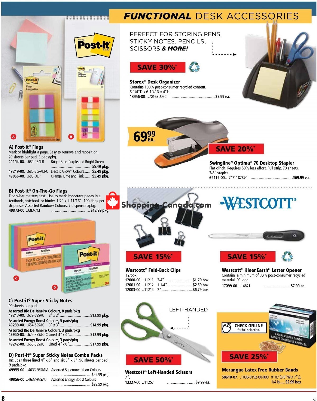Basics Office Products flyer from Friday October 1, 2021 to Sunday October 31, 2021 - page 8