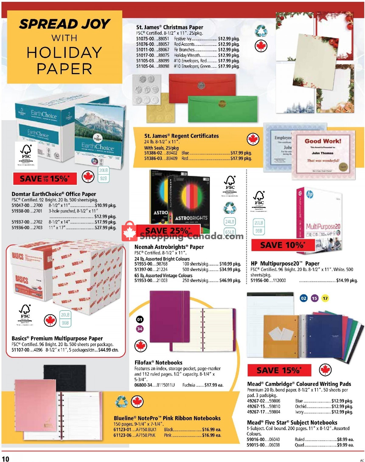 Basics Office Products flyer from Friday October 1, 2021 to Sunday October 31, 2021 - page 10