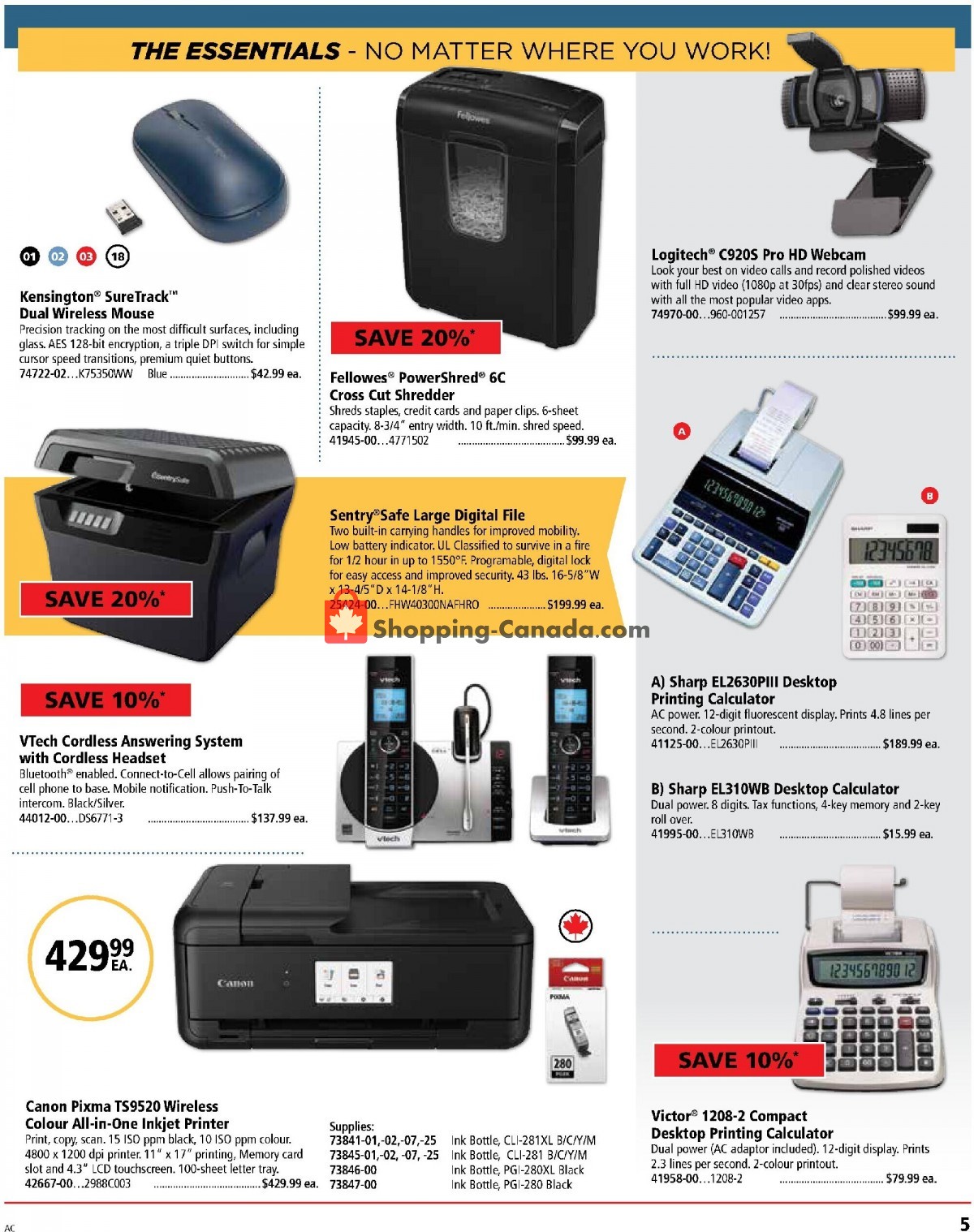 Basics Office Products flyer from Friday October 1, 2021 to Sunday October 31, 2021 - page 5