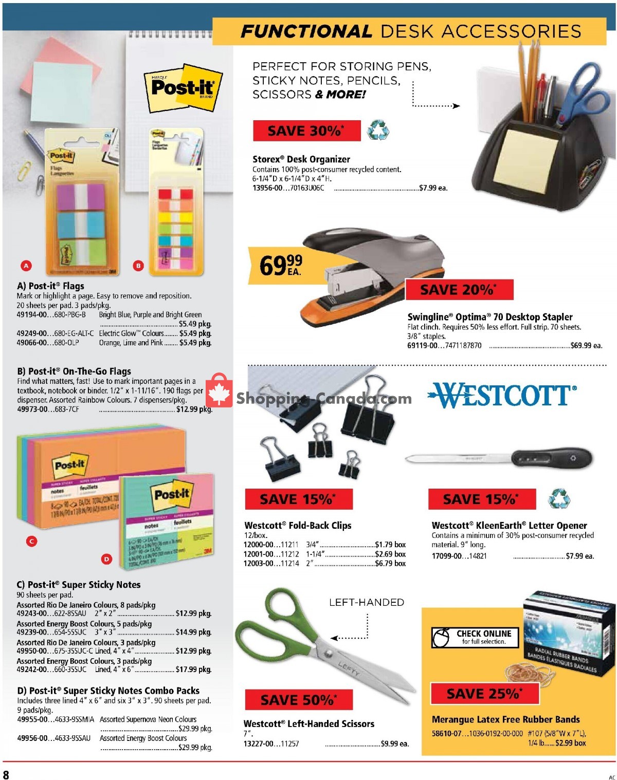 Basics Office Products flyer from Friday October 1, 2021 to Sunday October 31, 2021 - page 8