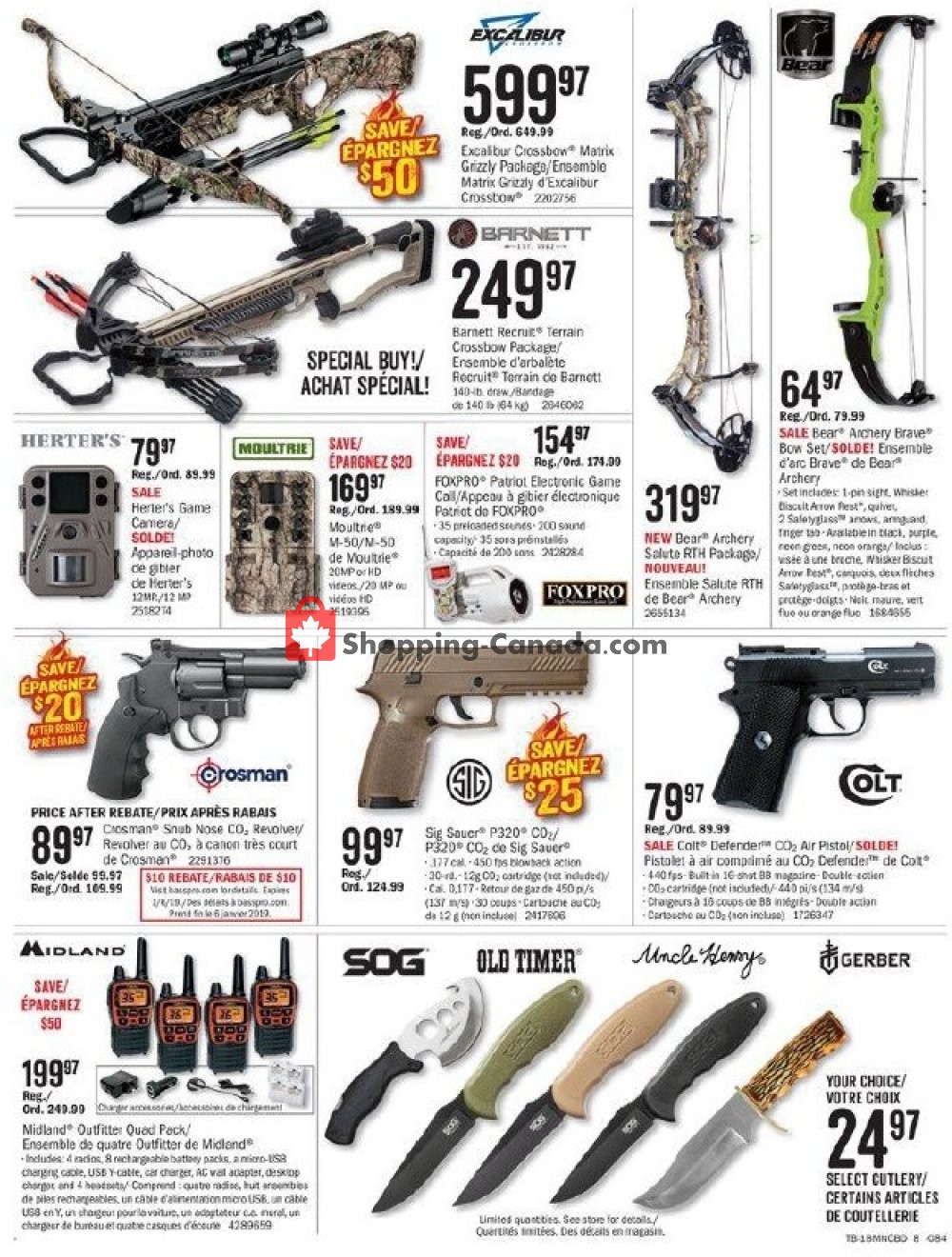 Bass Pro Shops flyer from Thursday December 27, 2018 to Tuesday January 1, 2019 - page 12
