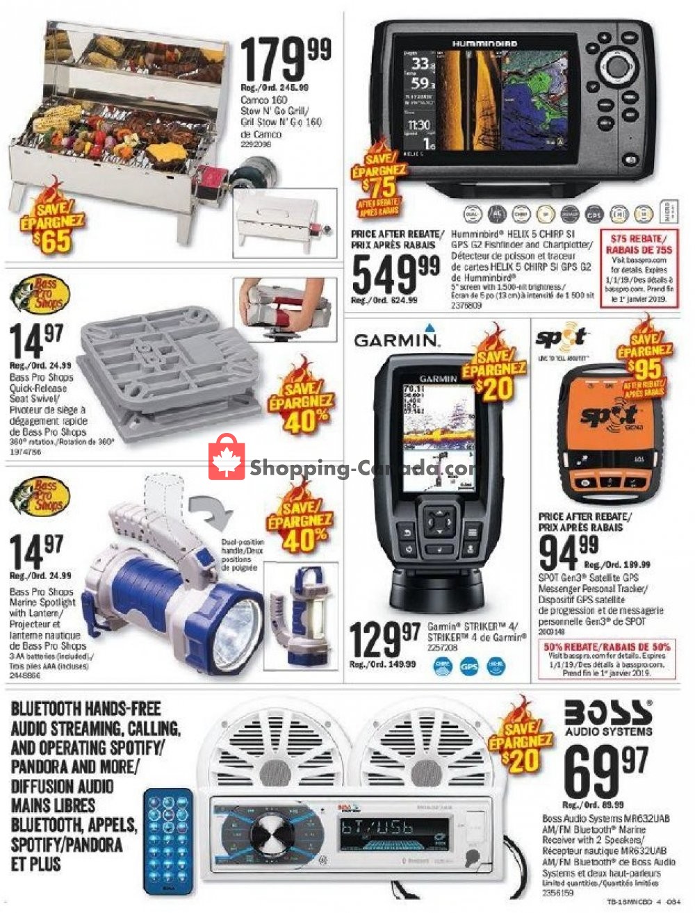 Bass Pro Shops flyer from Thursday December 27, 2018 to Tuesday January 1, 2019 - page 8