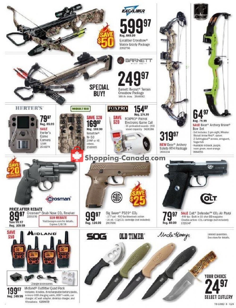 Bass Pro Shops flyer from Wednesday December 26, 2018 to Tuesday January 1, 2019 - page 12