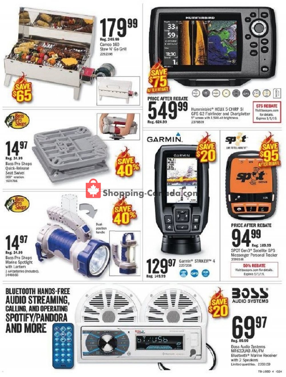 Bass Pro Shops flyer from Wednesday December 26, 2018 to Tuesday January 1, 2019 - page 4