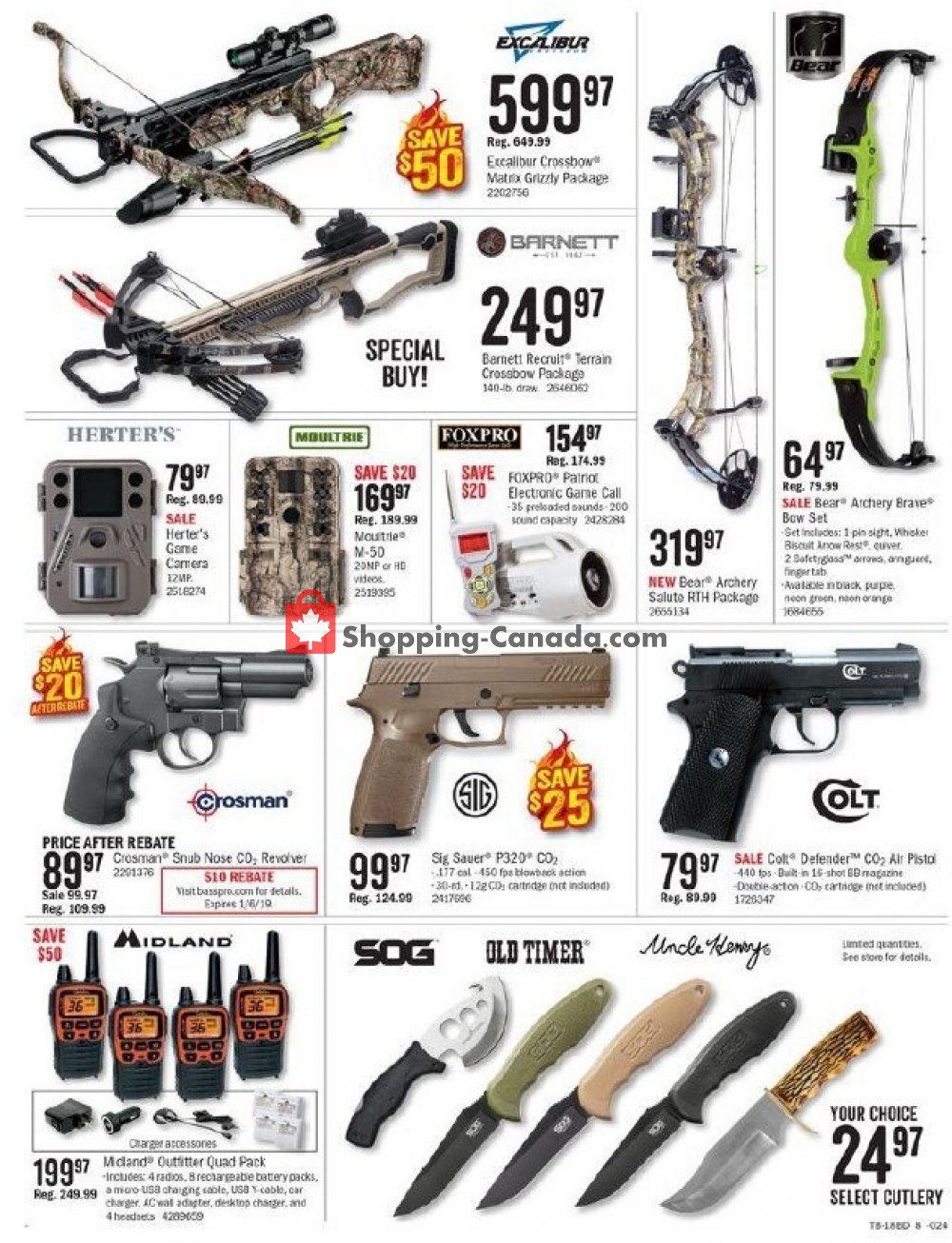 Bass Pro Shops flyer from Wednesday December 26, 2018 to Tuesday January 1, 2019 - page 8