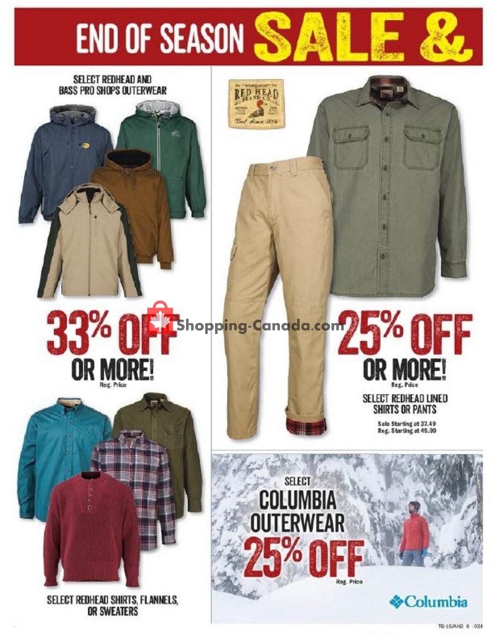 Bass Pro Shops flyer from Friday January 11, 2019 to Sunday January 27, 2019 - page 6