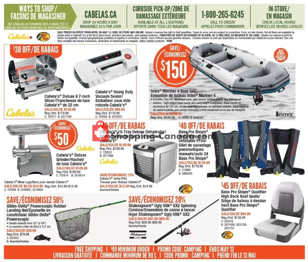 Bass Pro Shops flyer from Thursday April 30, 2020 to Wednesday May 13, 2020 - page 9