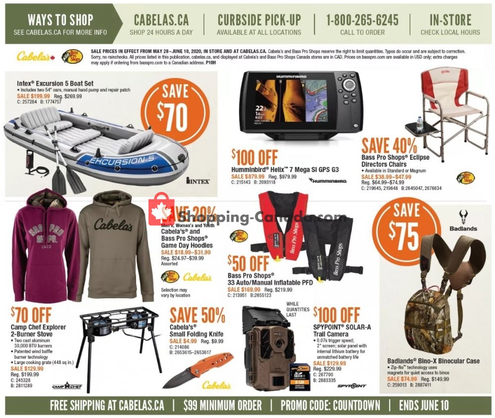 Bass Pro Shops flyer from Thursday May 28, 2020 to Wednesday June 10, 2020 - page 13