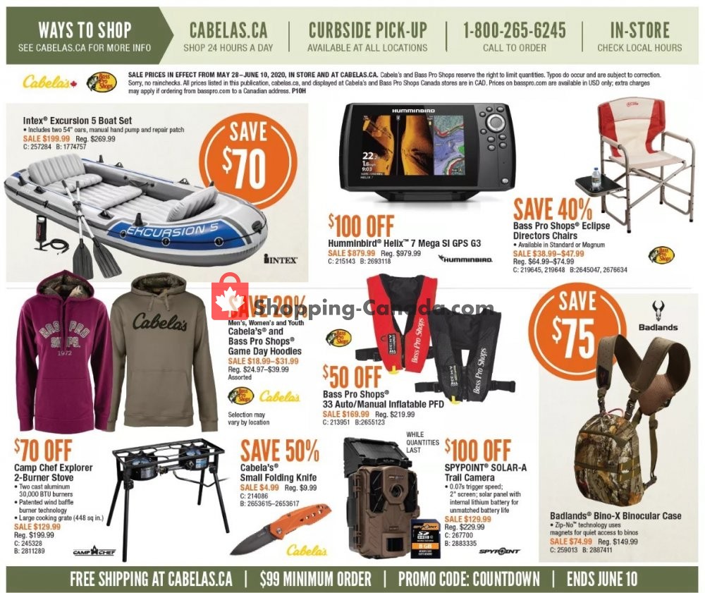 Bass Pro Shops flyer from Thursday May 28, 2020 to Wednesday June 10, 2020 - page 13