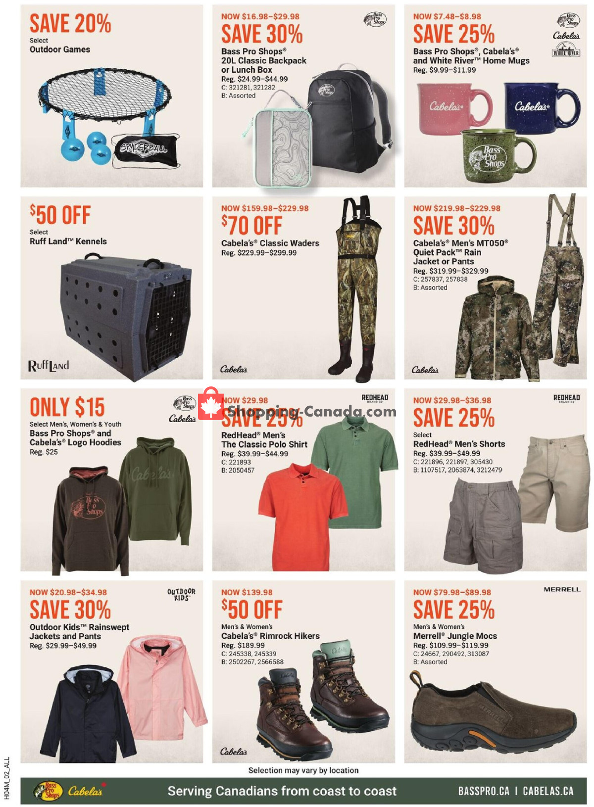 Bass Pro Shops flyer from Friday March 29, 2024 to Monday April 1, 2024 - page 2