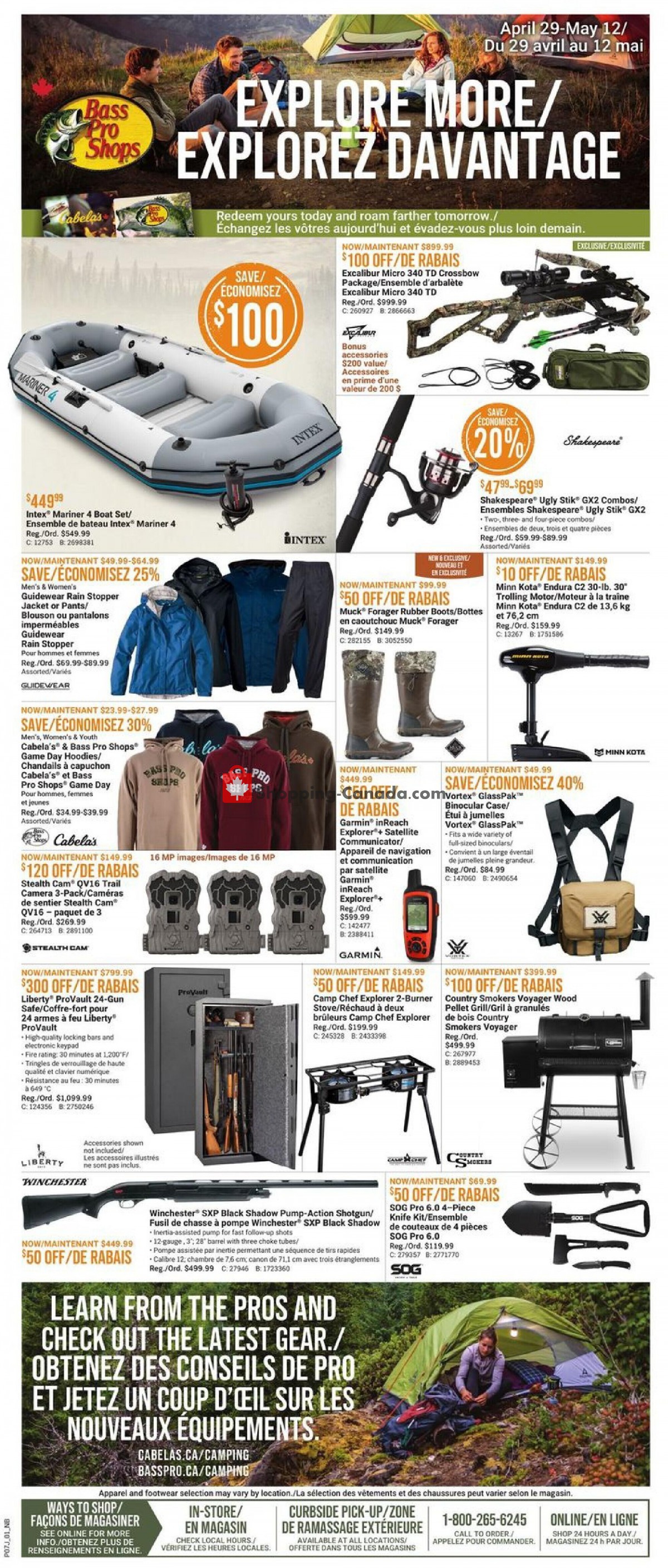 Bass Pro Shops flyer from Thursday April 29, 2021 to Wednesday May 12, 2021 - page 1