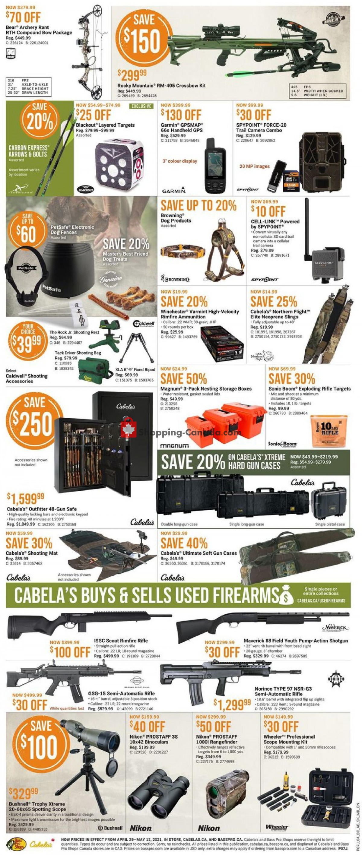 Bass Pro Shops flyer from Thursday April 29, 2021 to Wednesday May 12, 2021 - page 5
