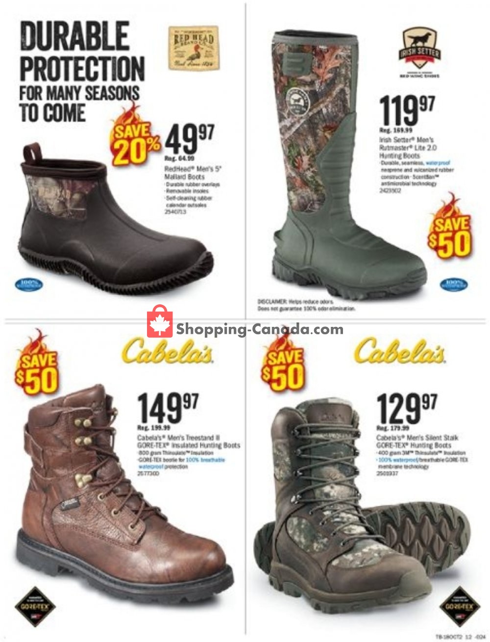 Bass Pro Shops flyer from Friday October 5, 2018 to Sunday October 21, 2018 - page 12