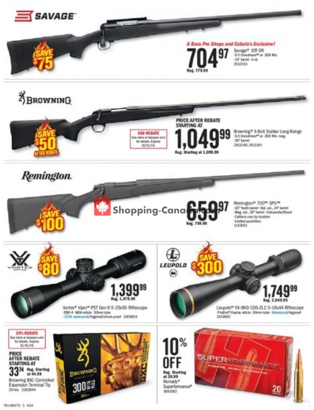 Bass Pro Shops flyer from Friday October 5, 2018 to Sunday October 21, 2018 - page 3