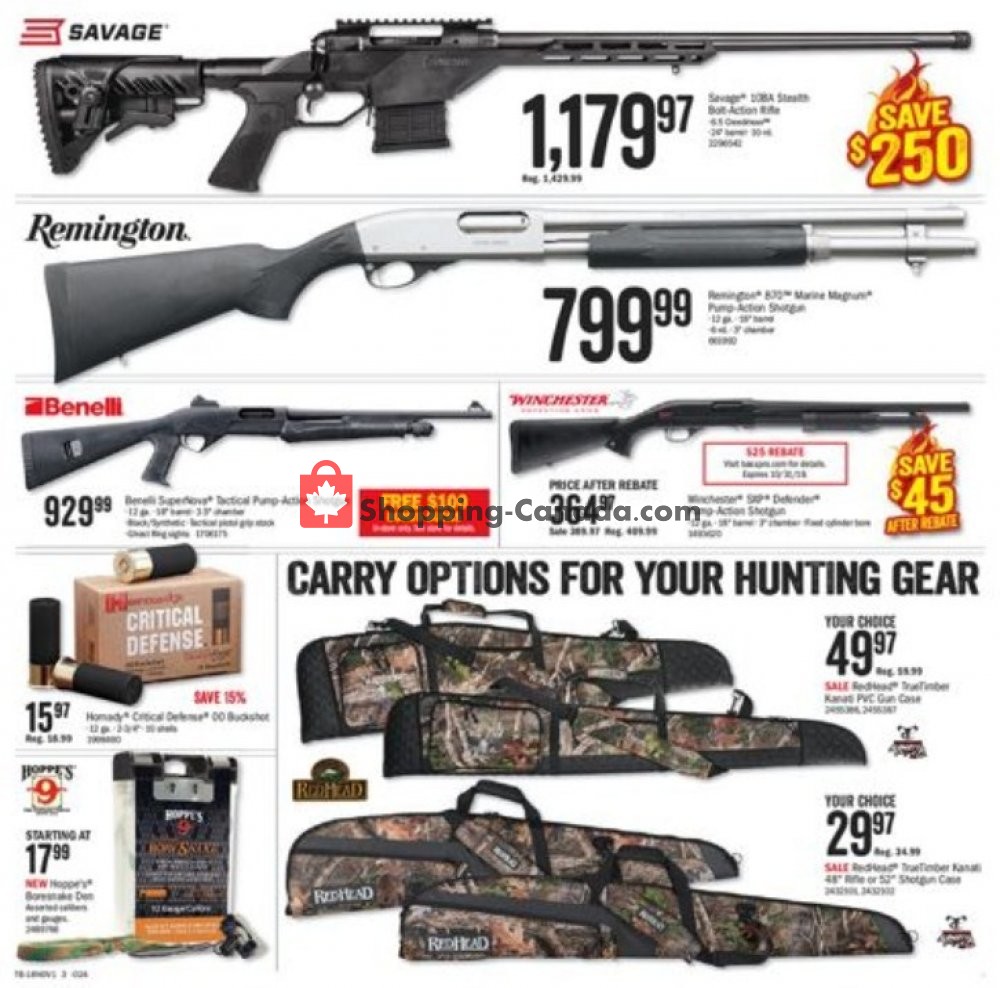 Bass Pro Shops flyer from Friday October 19, 2018 to Sunday November 4, 2018 - page 3