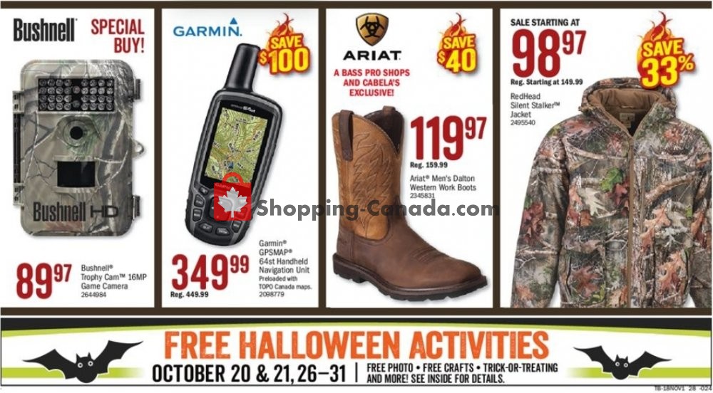 Bass Pro Shops flyer from Friday October 19, 2018 to Sunday November 4, 2018 - page 37