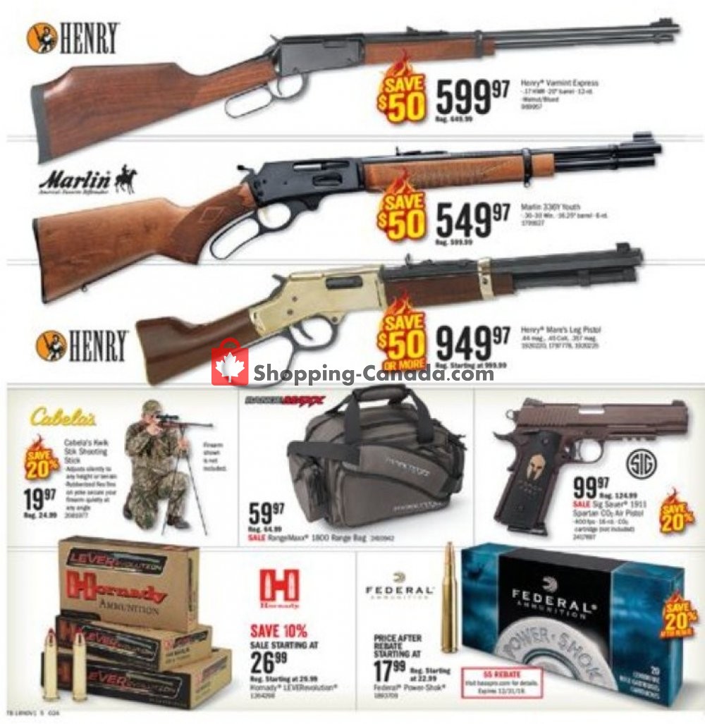 Bass Pro Shops flyer from Friday October 19, 2018 to Sunday November 4, 2018 - page 5