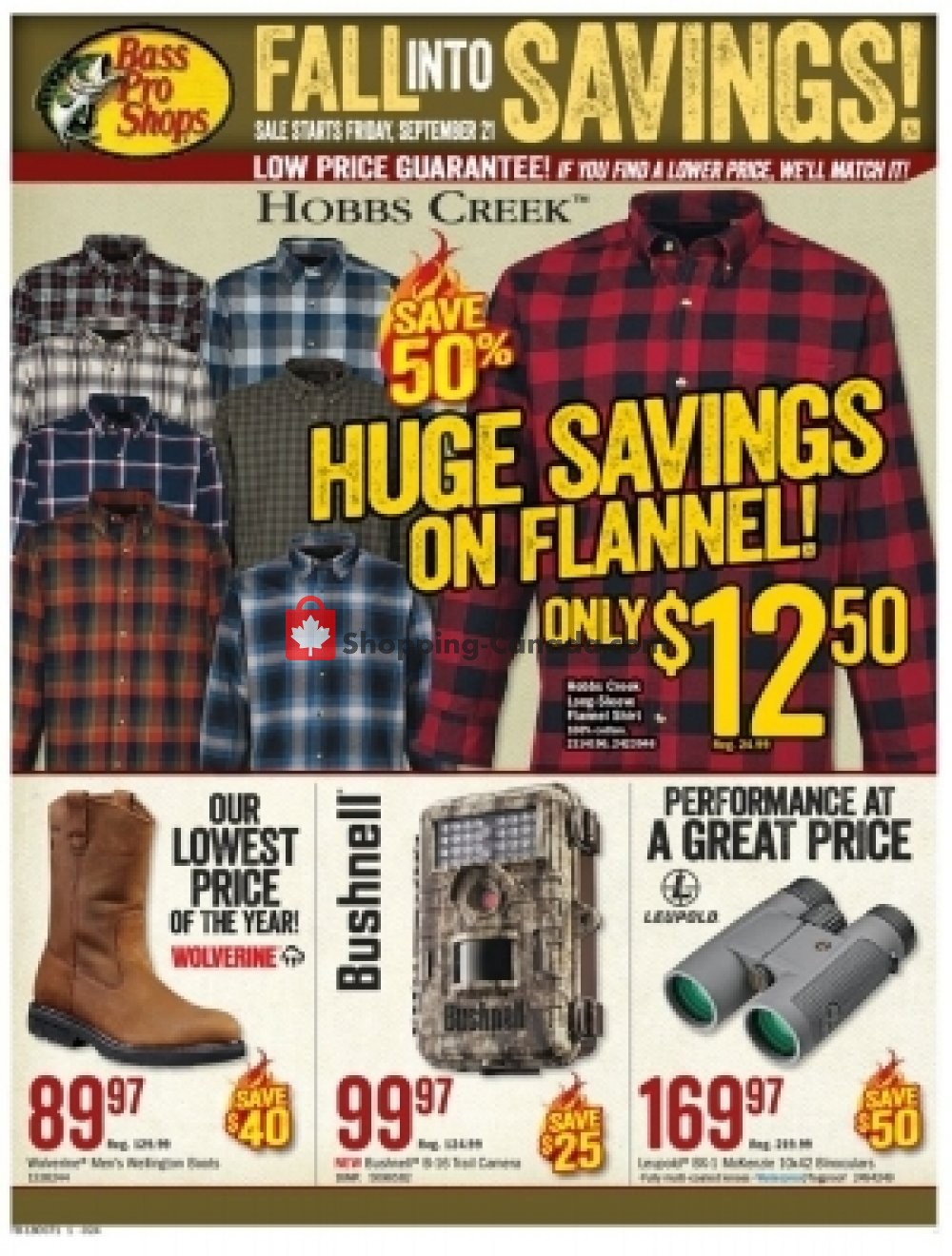 Bass Pro Shops flyer from Friday September 21, 2018 to Sunday October 7, 2018 - page 1