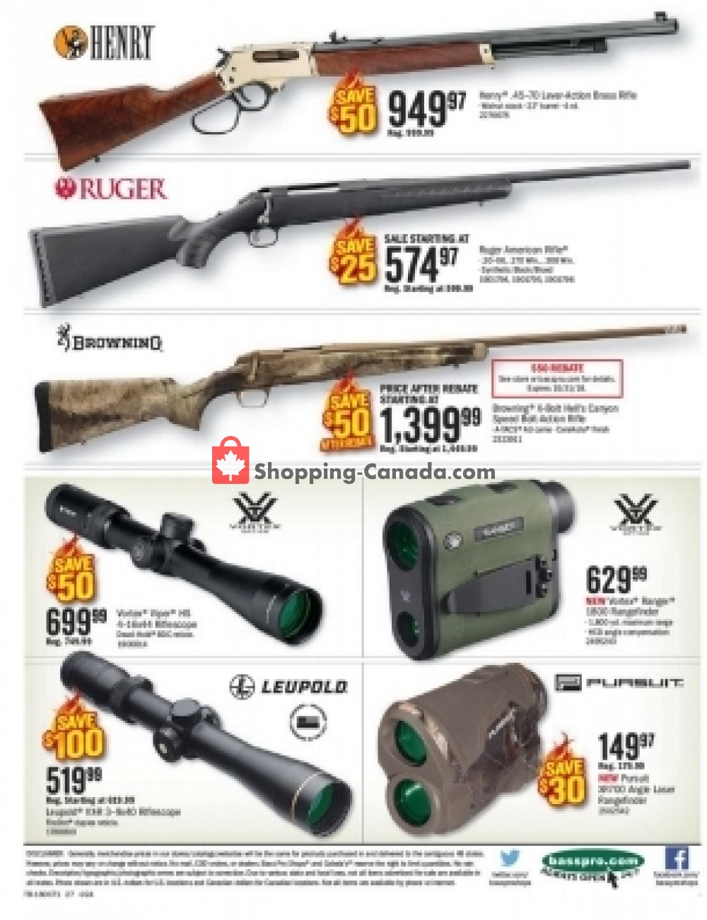 Bass Pro Shops flyer from Friday September 21, 2018 to Sunday October 7, 2018 - page 35